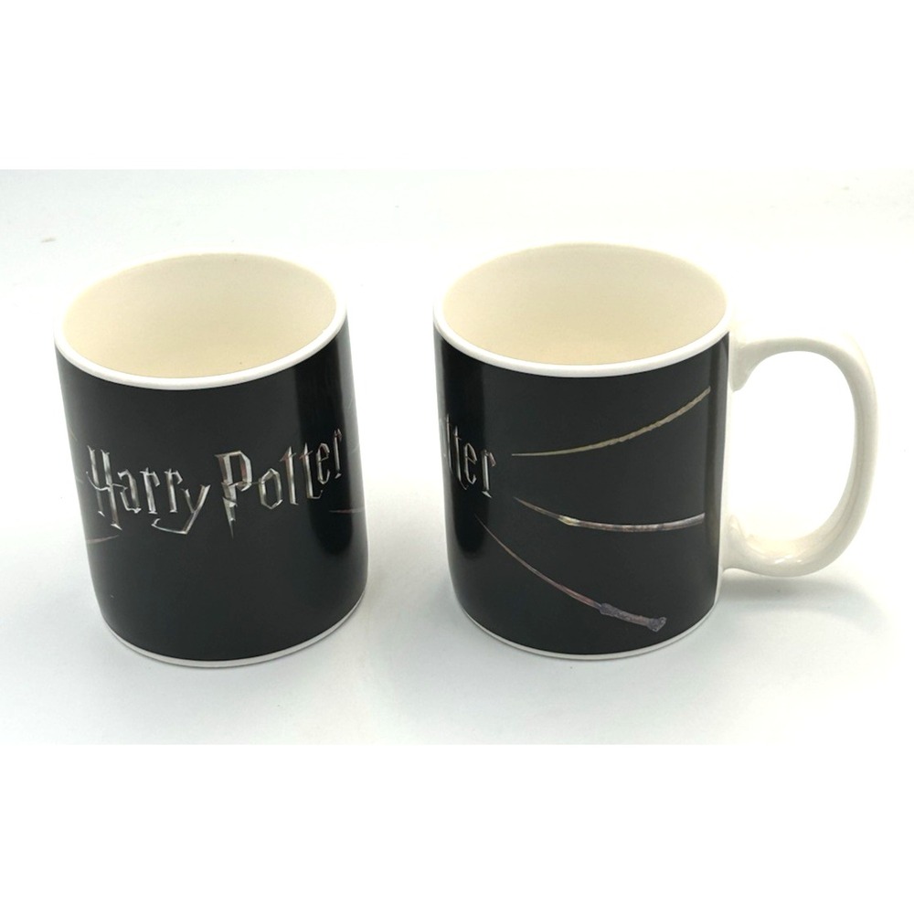Harry Potter Mugs Coffee Cups Set of 2 Wizard Movie Book Fan
